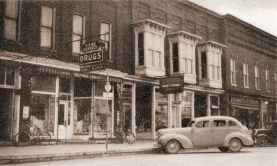 Main Street south looking west, ca. 1940