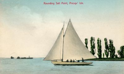 Rounding Salt Point, Presqu'Isle, 1910