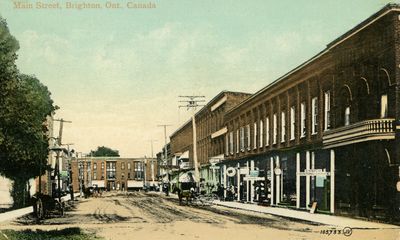 Main Street, Brighton, Ont., Canada, 1917