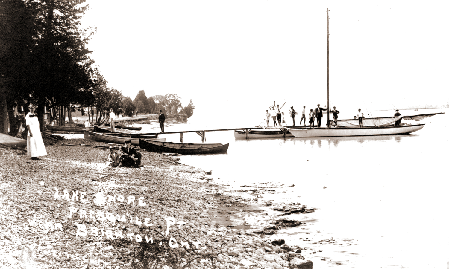 Lake Shore Presqu'ile Pt., Brighton, Ont., 1918