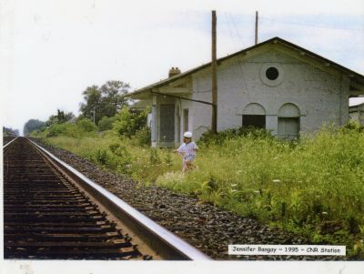 CNR train station, Brighton, Ontario 1995.