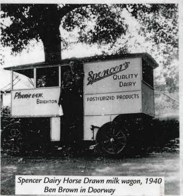 Spencer Dairy milk wagon