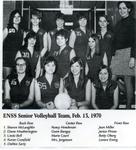 ENSS Senior Girlds Volleyball Team 1970