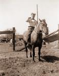 Norman Maurice Cheer on Horseback May 1941