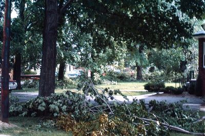 Tornado damage to Brighton, Ontario