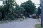 Tornado damage to Chapel and Centre, Brighton, Ontario