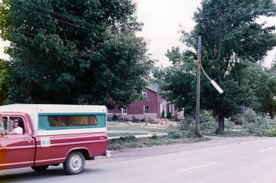 Damage after the Brighton Tornado.