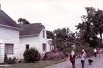 Citizens viewing damage from the tornado in Brighton, Ontario, Canada.