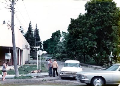 Tornado damage in Brighton, Ontario, Canada, 1973