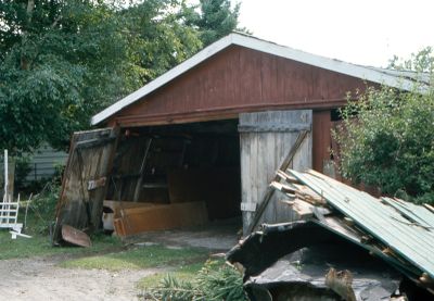 Tornado damage to Brighton, Ontario