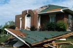 Tornado damage to 112 Main Street, Brighton, Ontario