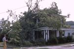 Tornado damage to 97 Main Street, Brighton, Ontario