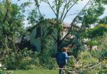 Tornado damage to 78 Main Street, Brighton, Ontario