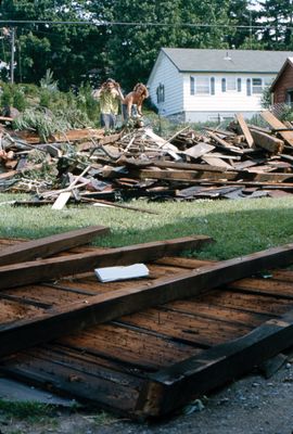 Tornado damage to Brighton, Ontario