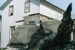 Tornado damage to 92 Main Street, Brighton, Ontario