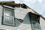 Tornado damage to 82 Main Street, Brighton, Ontario