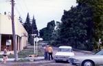 Tornado damage, looking north on Kingsley Avenue from Main Street, Brighton, Ontario