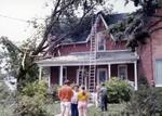 Tornado damage, 59 Chapel Street, Brighton, Ontario