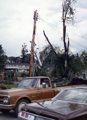 Tornado damage, Brighton, Ontario