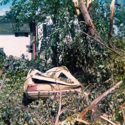 Tornado damage, Brighton, Ontario