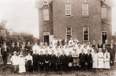 Brighton High School, 1915, Brighton, Ontario, Canada