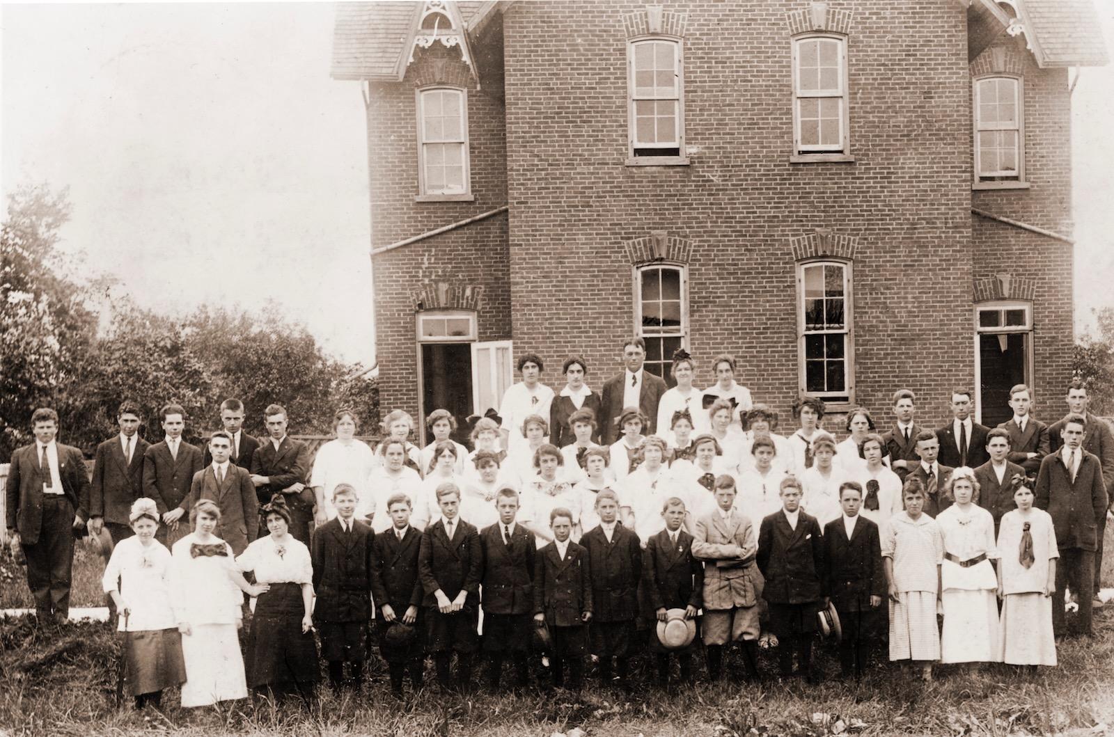 Brighton High School, 1915, Brighton, Ontario, Canada