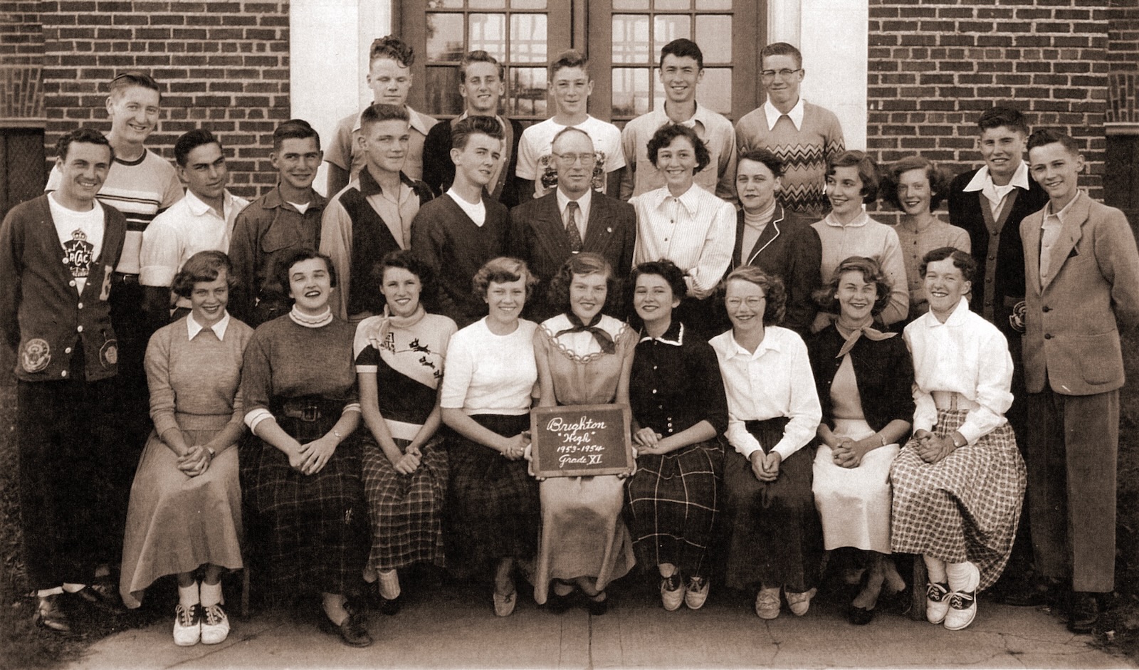 Brighton High School, Grade 11, 1953 - 1954