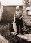 1926 - Archie Edwards Sr, Rear of Taylor's Plumbing Shop, Brighton.