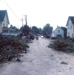 Aftermath of the tornado in Brighton, Ontario, 1973