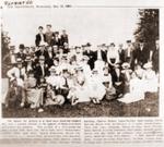 Enjoying a picnic in 1898 in the Brighton, Ontario area.