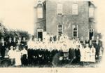 Brighton High School students in 1915.