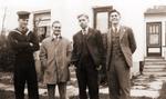 Four men - "Howard Anderson, Travis de Carol, Campbell Martin, Ross Anderson - Nov/44"