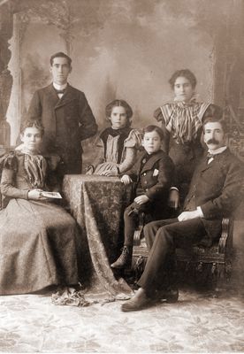 Studio portrait of Davidson Family, Brighton, ca. 1890