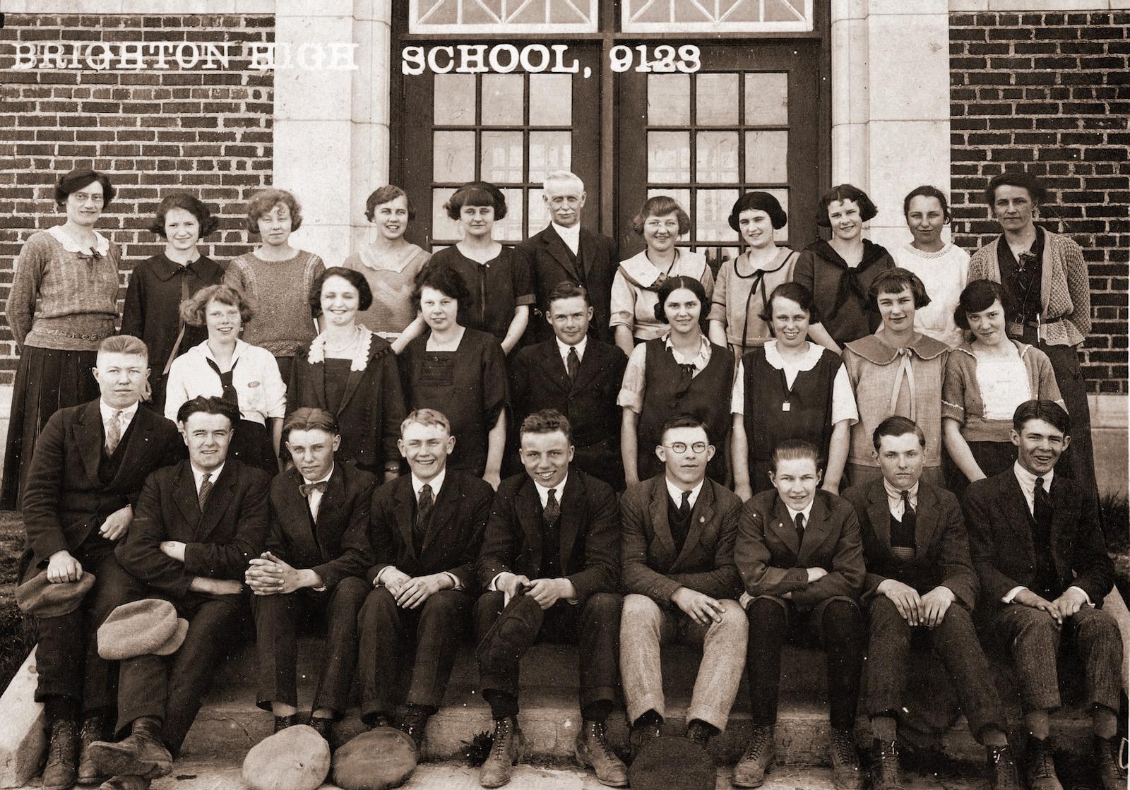 Brighton High School Class Photo