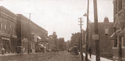 Downtown Brighton looking west on Main Street