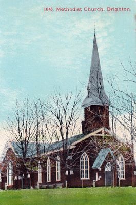 Methodist Church on Prince Edward Street, Brighton, Ontario, Canada