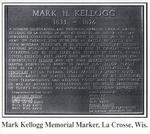 Memorial Marker for Mark Kellogg, La Crosse, Wisconsin, USA