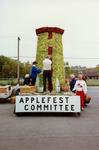 The Applefest Committee parade float representing a tasty version of the Presqu'ile Lighthouse in September 1992.