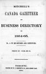 Mitchell's Canada gazetteer and business directory for 1864-65