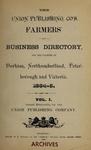 The Union Publishing Co's Farmers' & Business Directory for the counties of Durham, Northumberland, Peterborough and Victoria, 1884