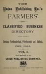 The Union Publishing Co's Farmers' & Business Directory for the counties of Durham, Northumberland, Peterborough and Victoria, 1886