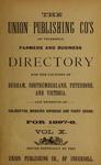 Farmers and Business Directory for the Counties of Durham, Northumberland, Peterboro and Victoria. And Districts of Haliburton, Muskoka, Nipissing and Parry Sound, 1897