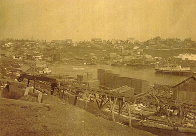 Burk's Falls and the Magnetawan River, circa 1890