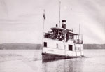 The Glenda on the water, circa 1908.