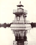 Lighthouse on Magnetawan River Near Distress River, circa 1925.