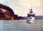 Painting of the Steamer Armour, circa 1915