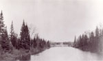 The Swing Bridge in the Distance, circa 1916.