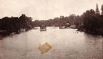 Boat and River Seen from Swing Bridge, circa 1923