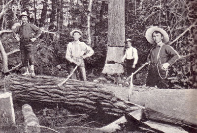 Loggers in Burk's Falls, circa 1910
