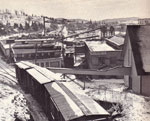 Railroad Tracks Going into Burk's Falls, circa 1940